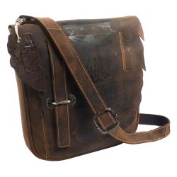 Skuldertaske / Crossbody med "DA VINCI" Anatomy motiv 